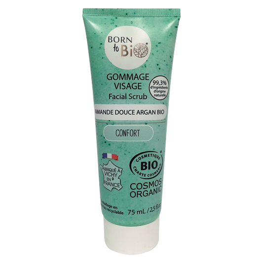 Gommage visage Peaux normales à sèches Amande douce Argan