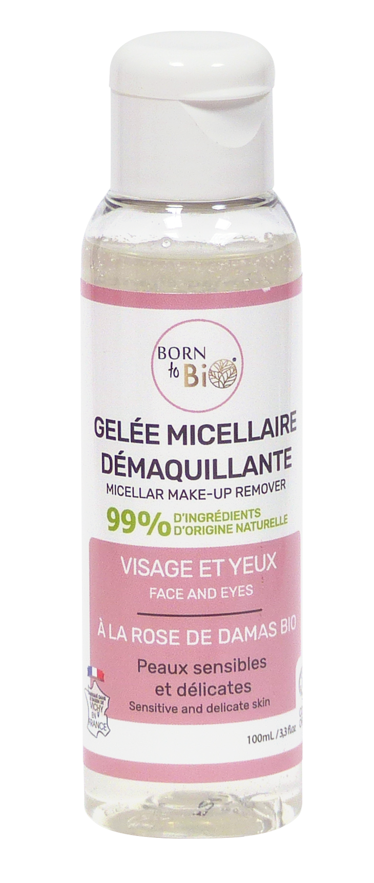 Gelée micellaire démaquillante 100 ml - Certifiée BIO