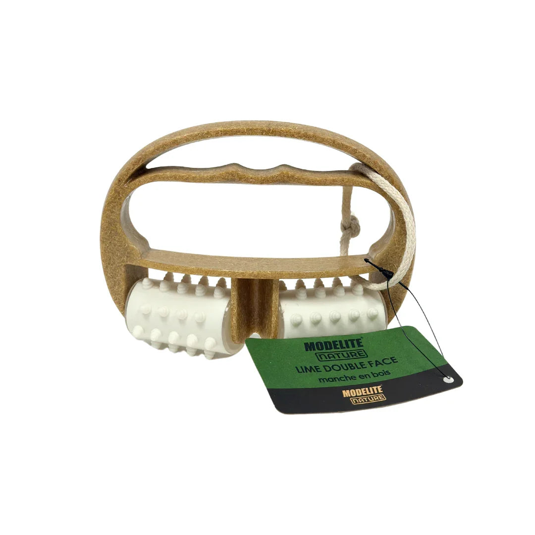 BROSSE DE MASSAGE / FIBRES DE COCO ET PLASTIQUES RECYCLES - Ecoshopbio.fr - Iacuboi Lina