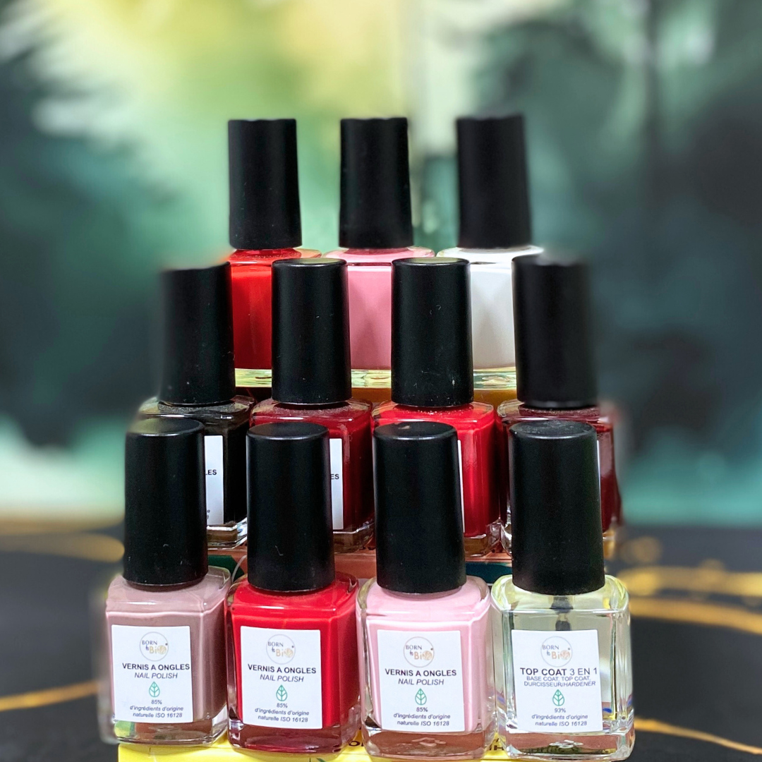 VERNIS A ONGLES NATUREL - N° 4 ROUGE VIF 7mL