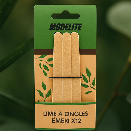 LIMES À ONGLES BOIS X 12 - GRAND MODELE -