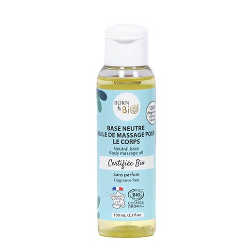Huile de massage base neutre certifiée Bio