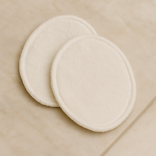 EPONGE A DEMAQUILLER  X 2 DIAM 8 CM 80% BAMBOU - 20% COTON