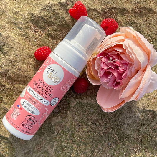 Mousse de douche Fruits rouges Bio Cosmos Organic - 150mL