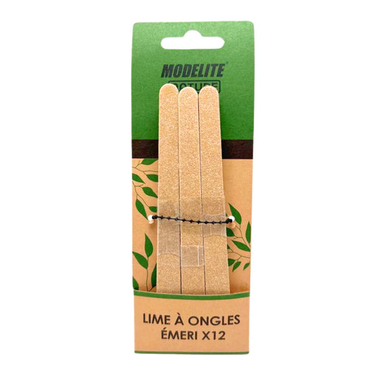 LIMES À ONGLES BOIS X 12 - GRAND MODELE - - Ecoshopbio.fr - Iacuboi Lina