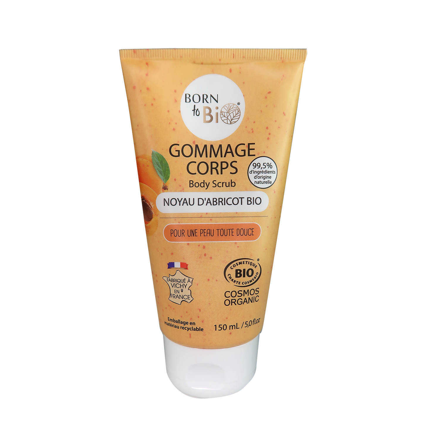 Gommage corps Noyau d'Abricot Bio Cosmos Organic  150mL