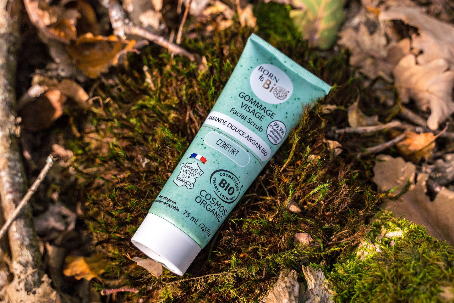 Gommage visage Peaux normales à sèches Amande douce Argan