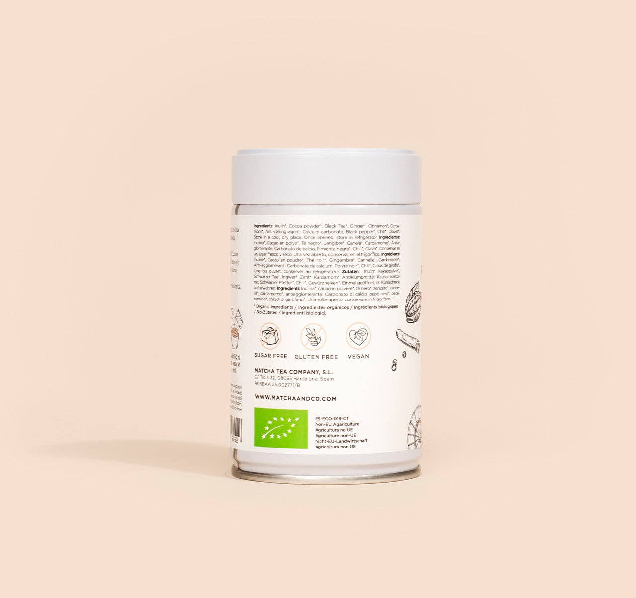 Thé Matcha Chai au Cacao