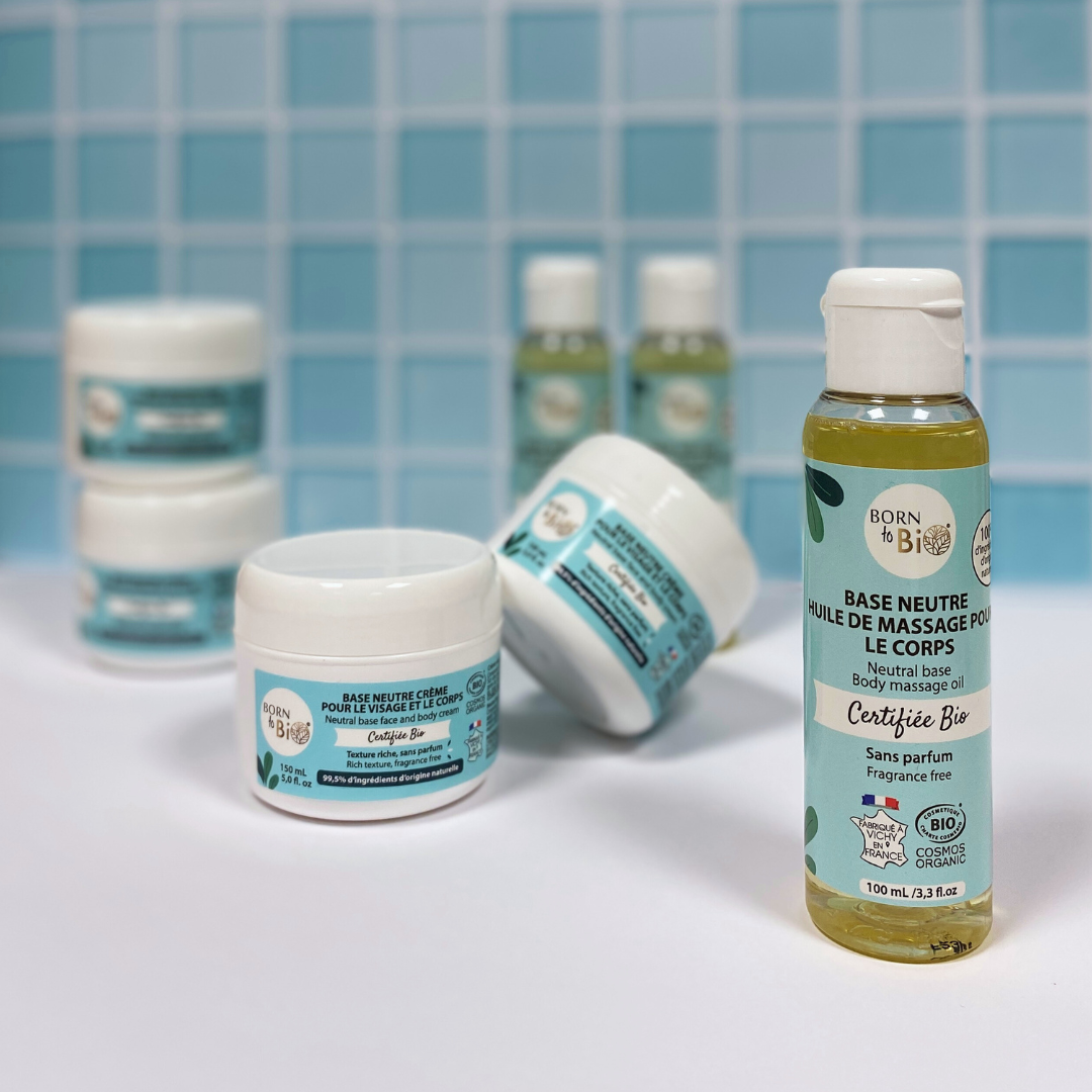 Huile de massage base neutre certifiée Bio